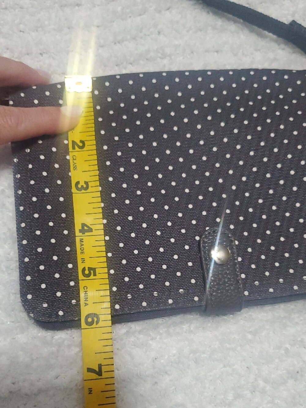 thirty-one Dark Gray Polka Dot Crossbody